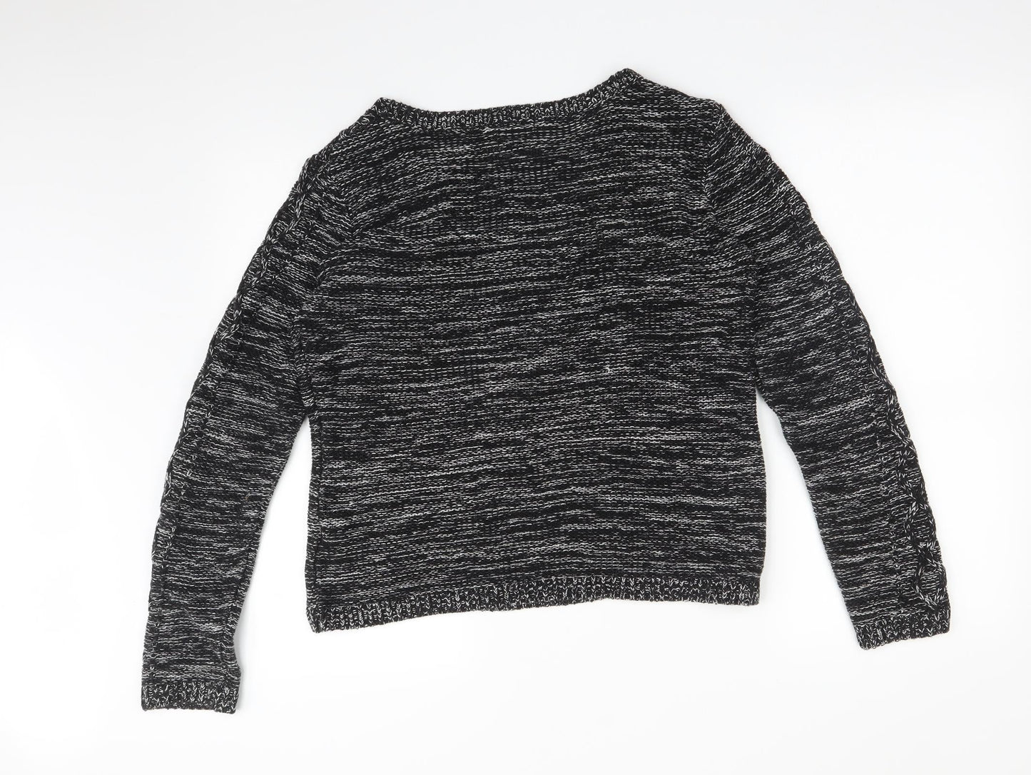 H&M Womens Black   Pullover Jumper Size S