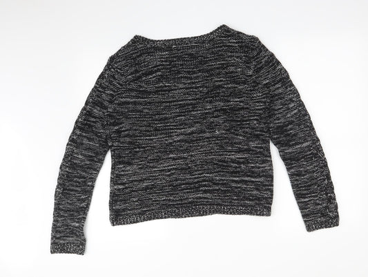 H&M Womens Black   Pullover Jumper Size S