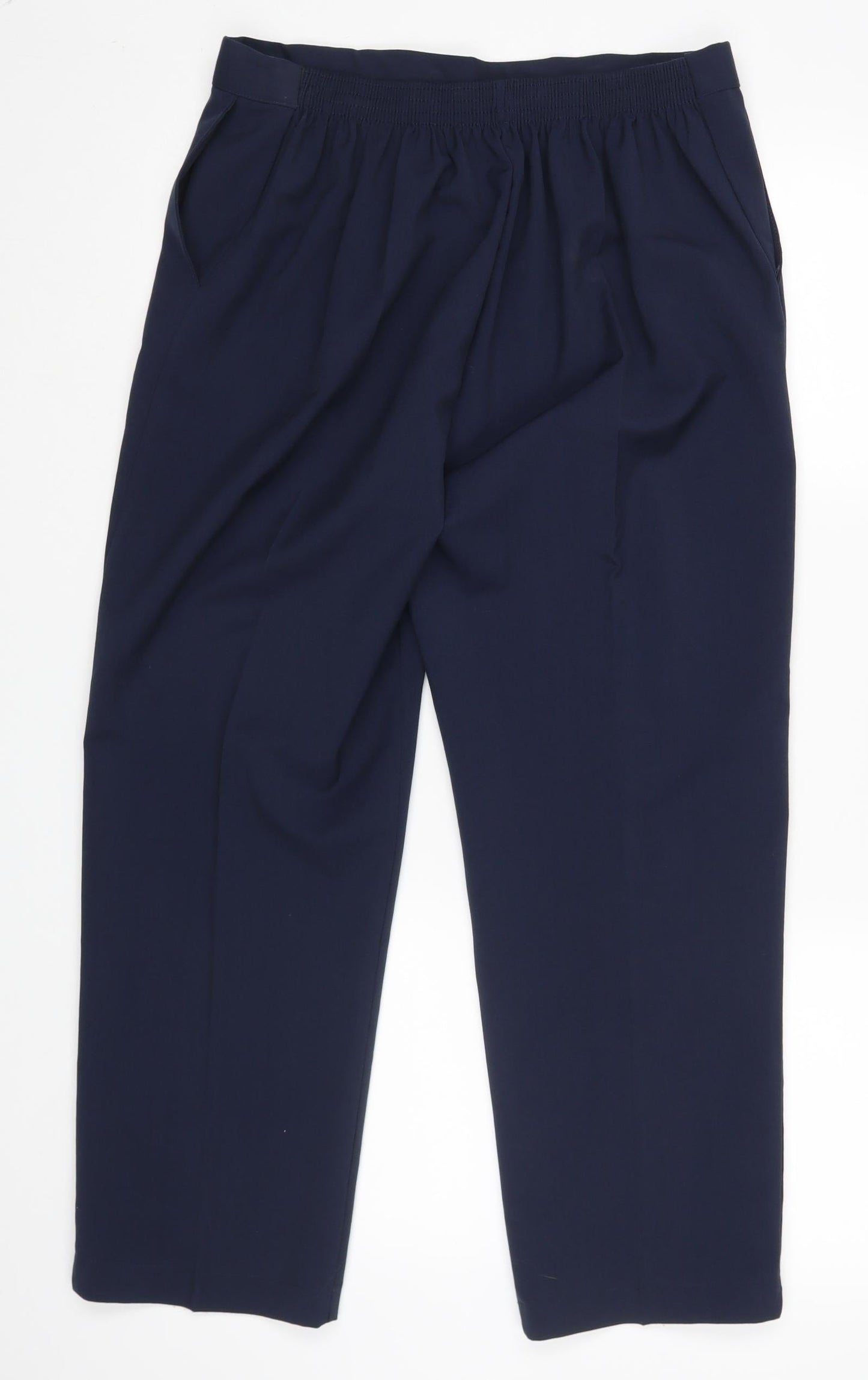 Preworn Womens Blue   Dress Pants Trousers Size 18 L25 in