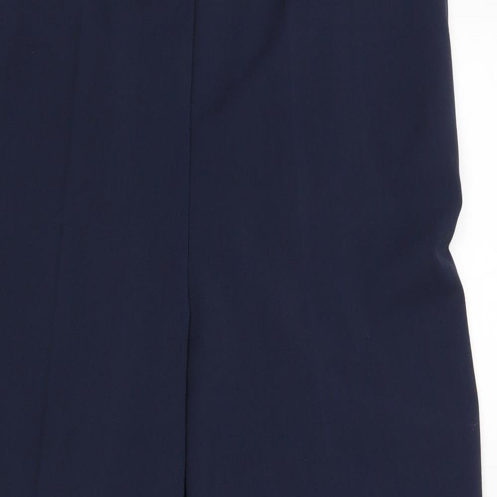 Preworn Womens Blue   Dress Pants Trousers Size 18 L25 in