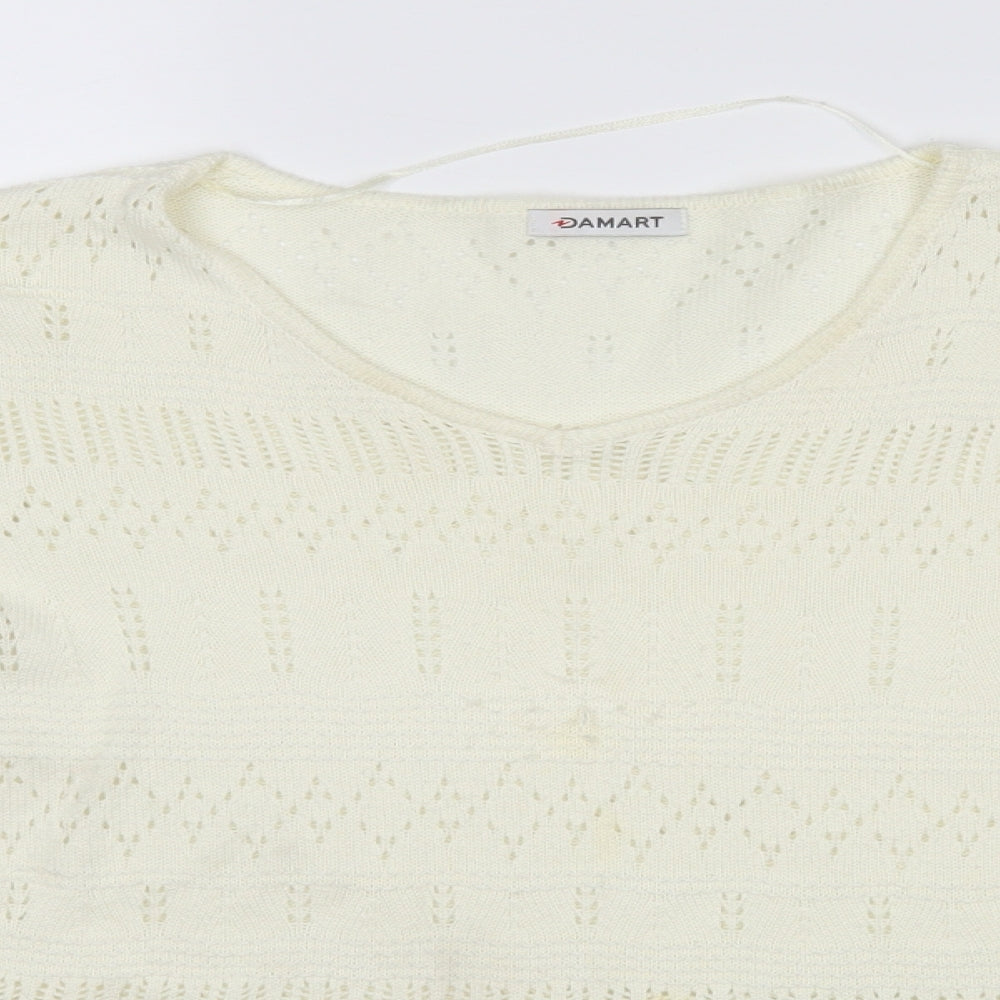 Damart Womens Ivory   Pullover Jumper Size 14