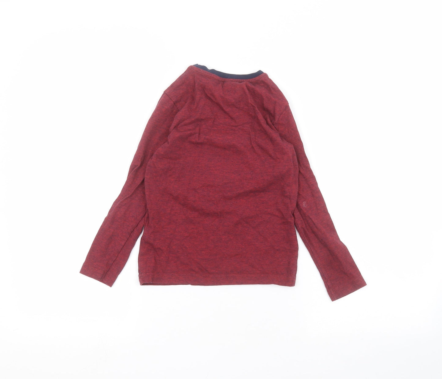 Marks and Spencer Boys Red   Basic T-Shirt Size 5-6 Years