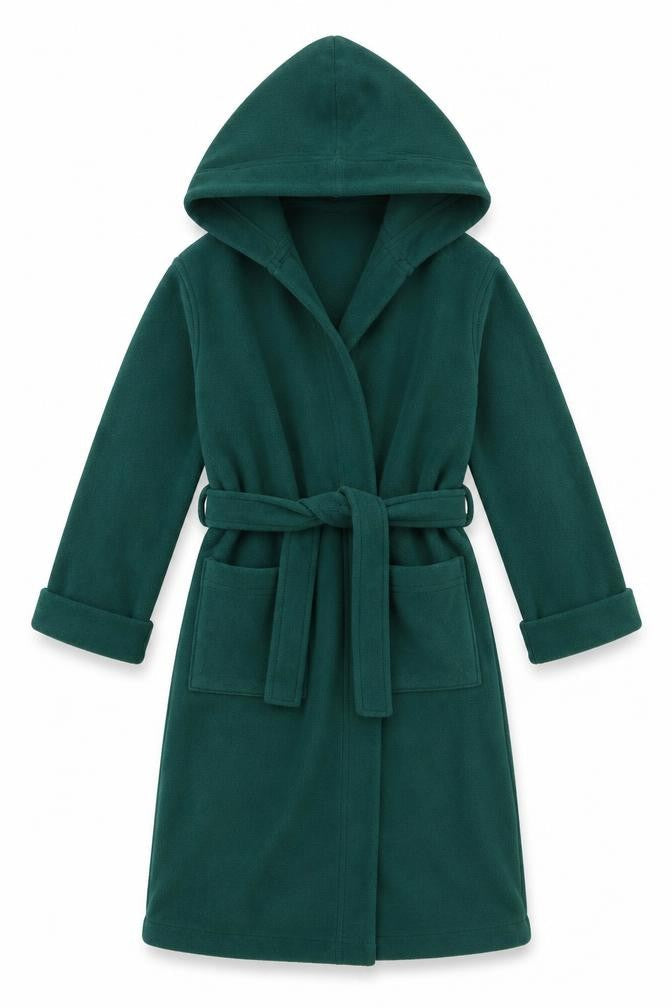 Lands' End Boys Green Solid   Robe Size 4 Years