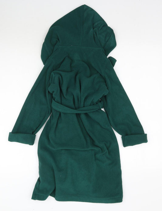 Lands' End Boys Green Solid   Robe Size 4 Years