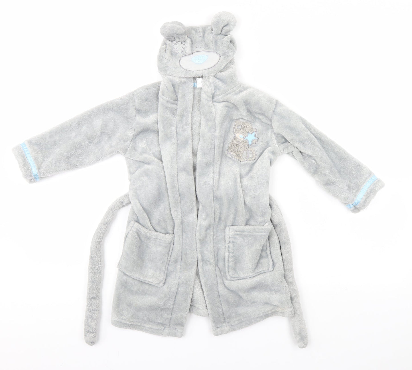 BHS Girls Grey Solid   Gown Size 2-3 Years