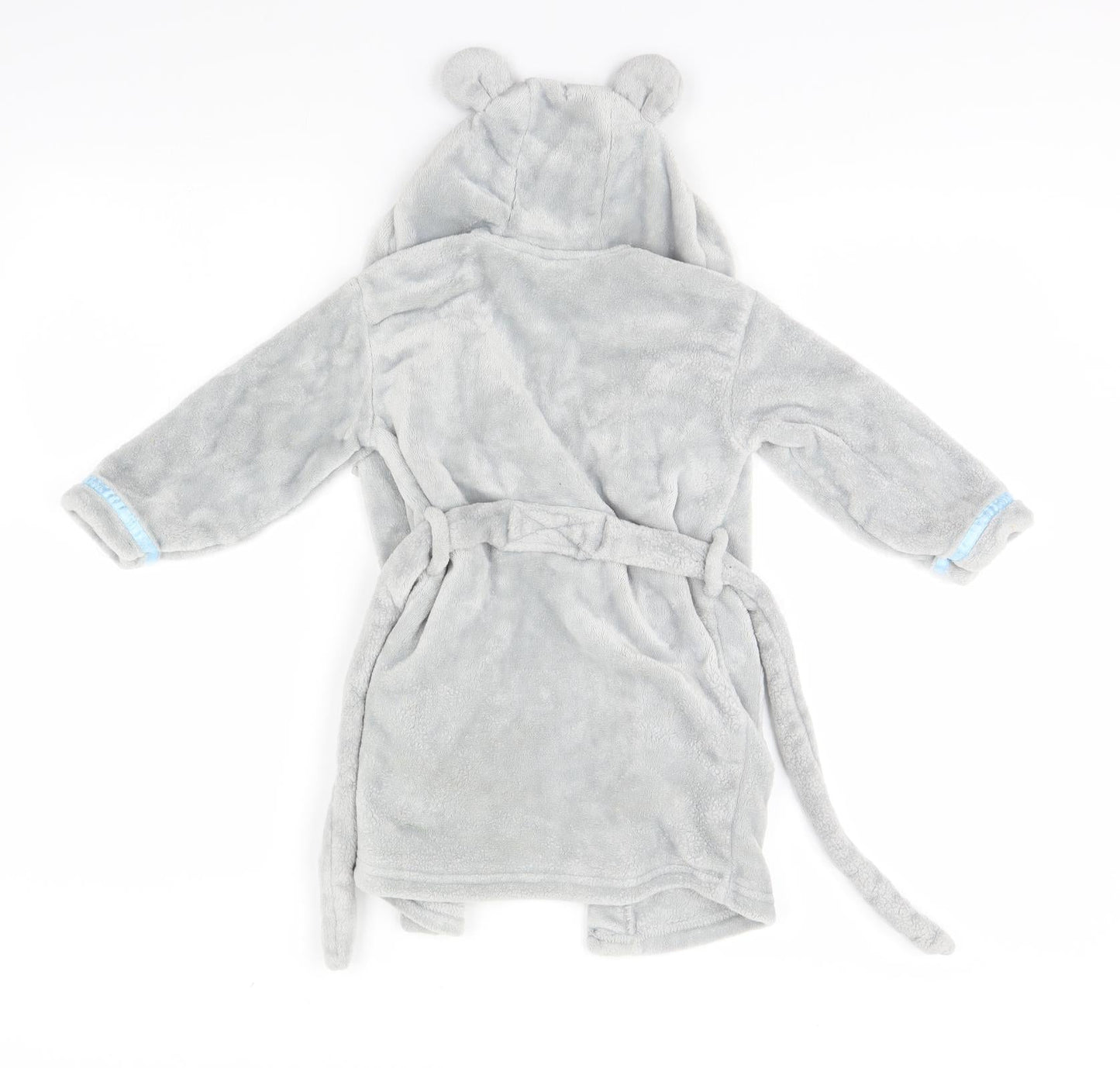 BHS Girls Grey Solid   Gown Size 2-3 Years