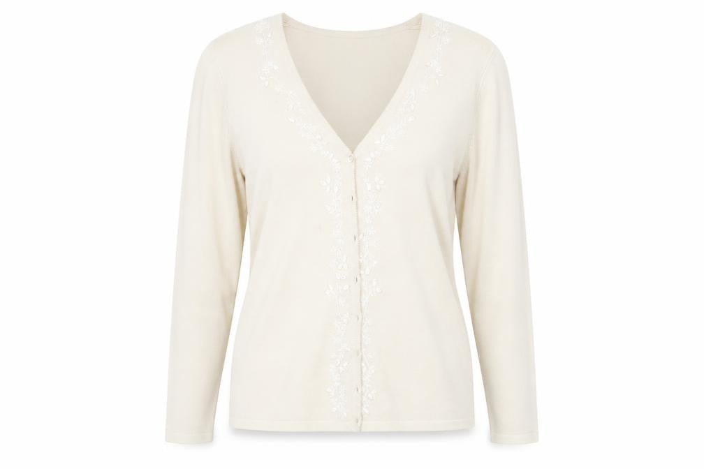 BHS Womens Beige   Cardigan Jumper Size 14