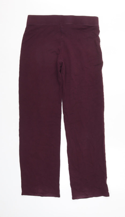 M&S Womens Purple   Jegging Trousers Size 12 L30 in