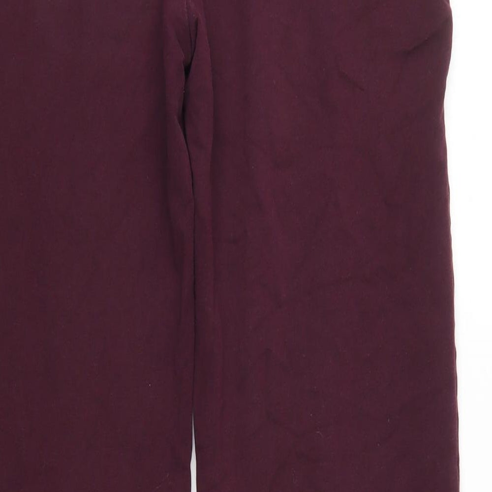 M&S Womens Purple   Jegging Trousers Size 12 L30 in