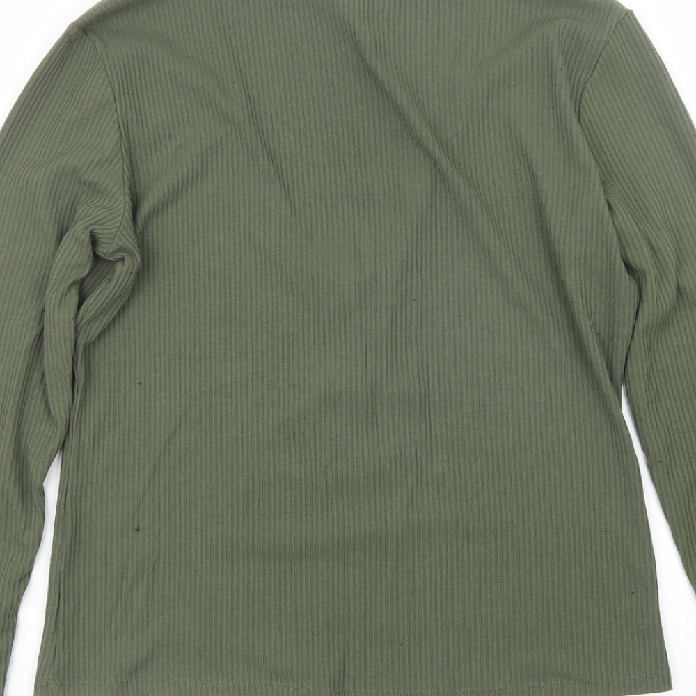 Divided by H&M Womens Green   Basic T-Shirt Size M