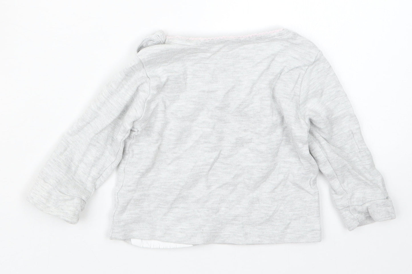 Primark Girls Grey   Basic T-Shirt Size 6-9 Months