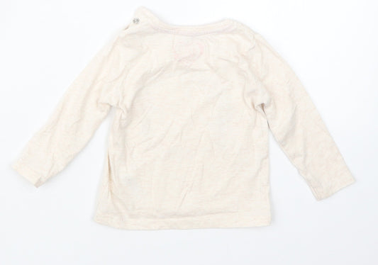 Primark Girls Beige   Basic T-Shirt Size 6-9 Months