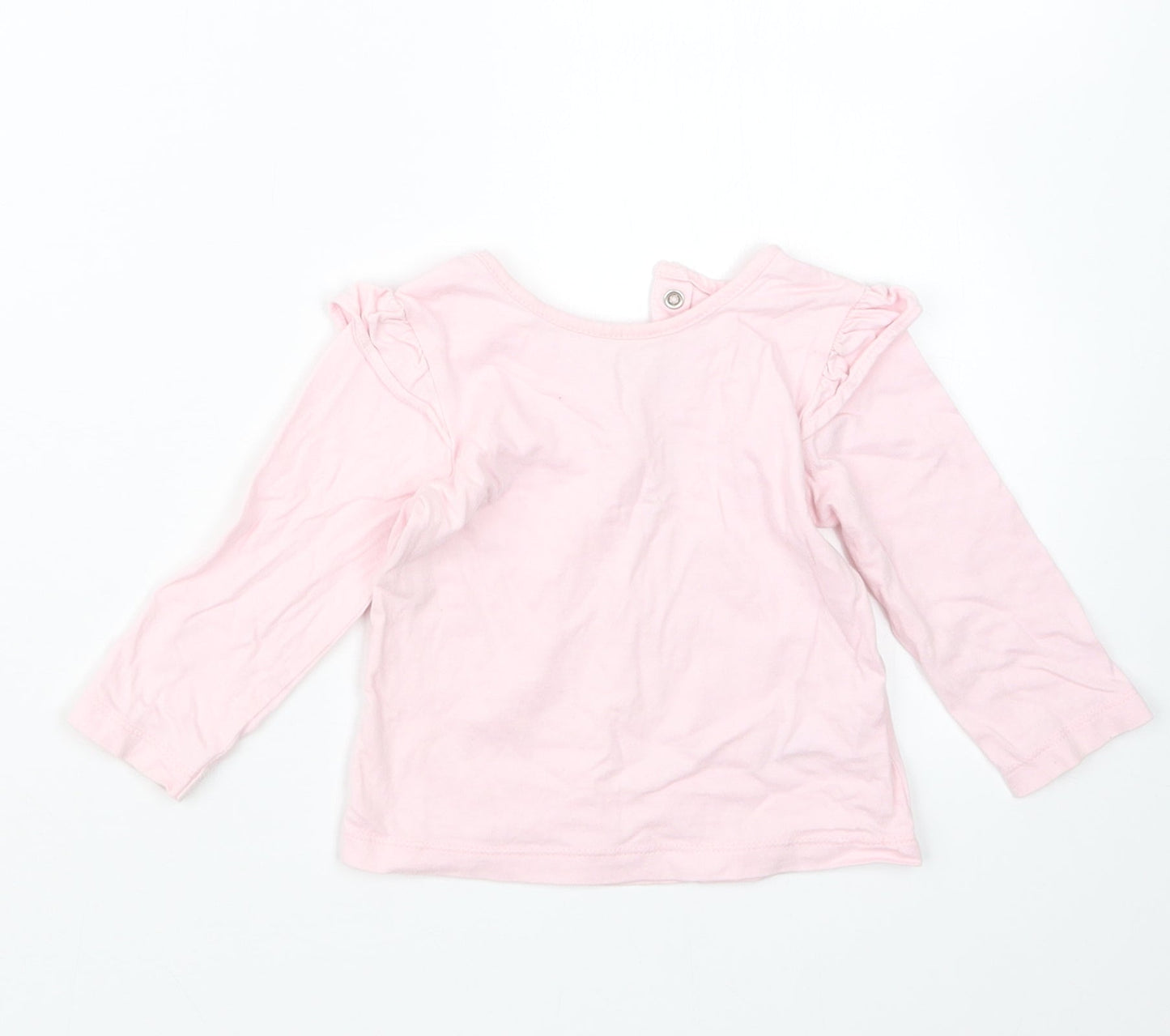 Matalan Girls Pink   Basic T-Shirt Size 6-9 Months