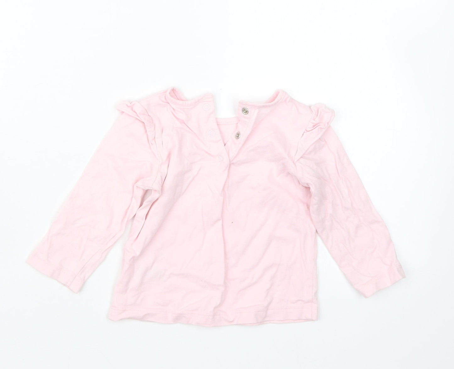 Matalan Girls Pink   Basic T-Shirt Size 6-9 Months