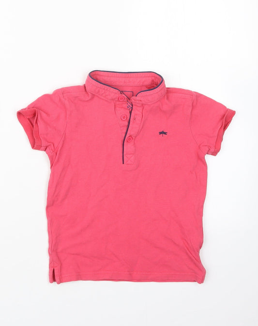 Matalan Boys Pink   Basic Polo Size 6 Years