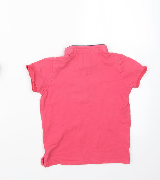 Matalan Boys Pink   Basic Polo Size 6 Years