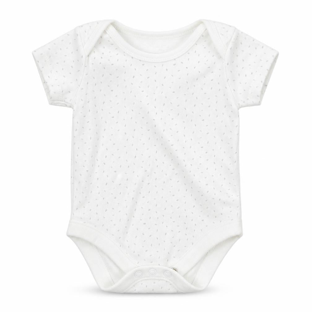 F&F Baby White   Babygrow One-Piece Size 3-6 Months  - Flecked