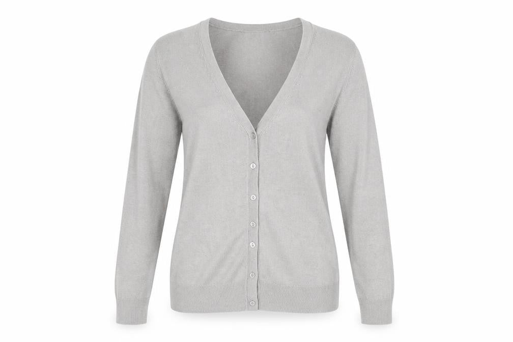 Marks and Spencer Womens Grey   Cardigan Jumper Size 10