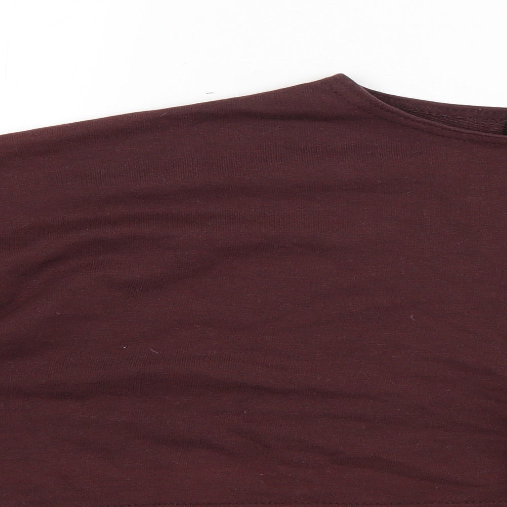 Missguided Womens Brown   Pullover Jumper Size 8