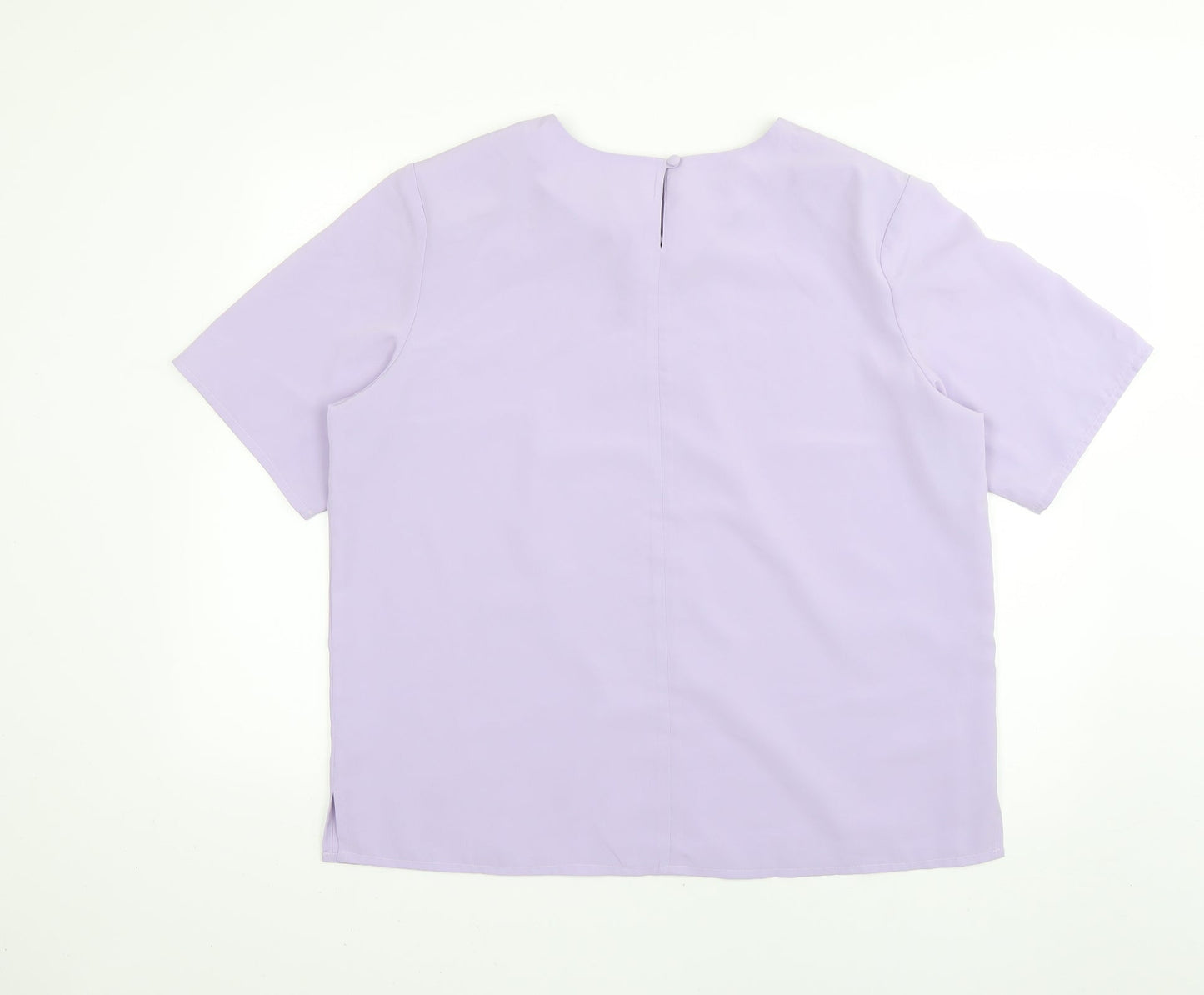 fashion collection Womens Purple   Basic Blouse Size 18
