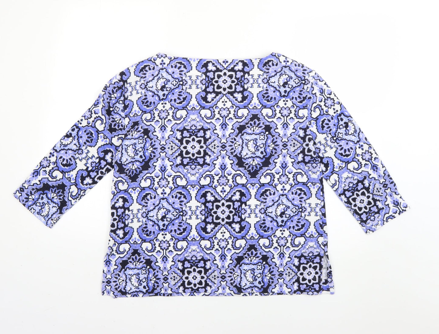 Marks and Spencer Womens Multicoloured Geometric  Pullover Jumper Size 10