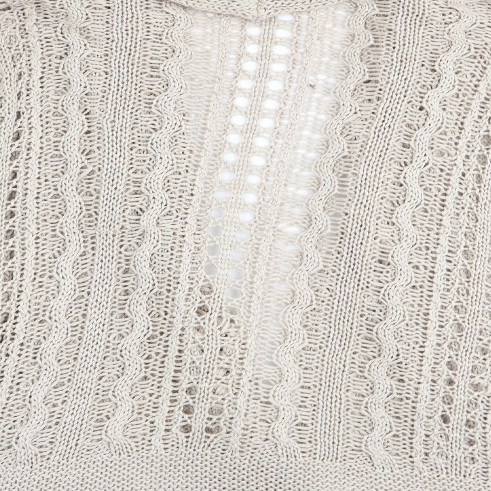 M&S Womens Beige   Cardigan Jumper Size 10