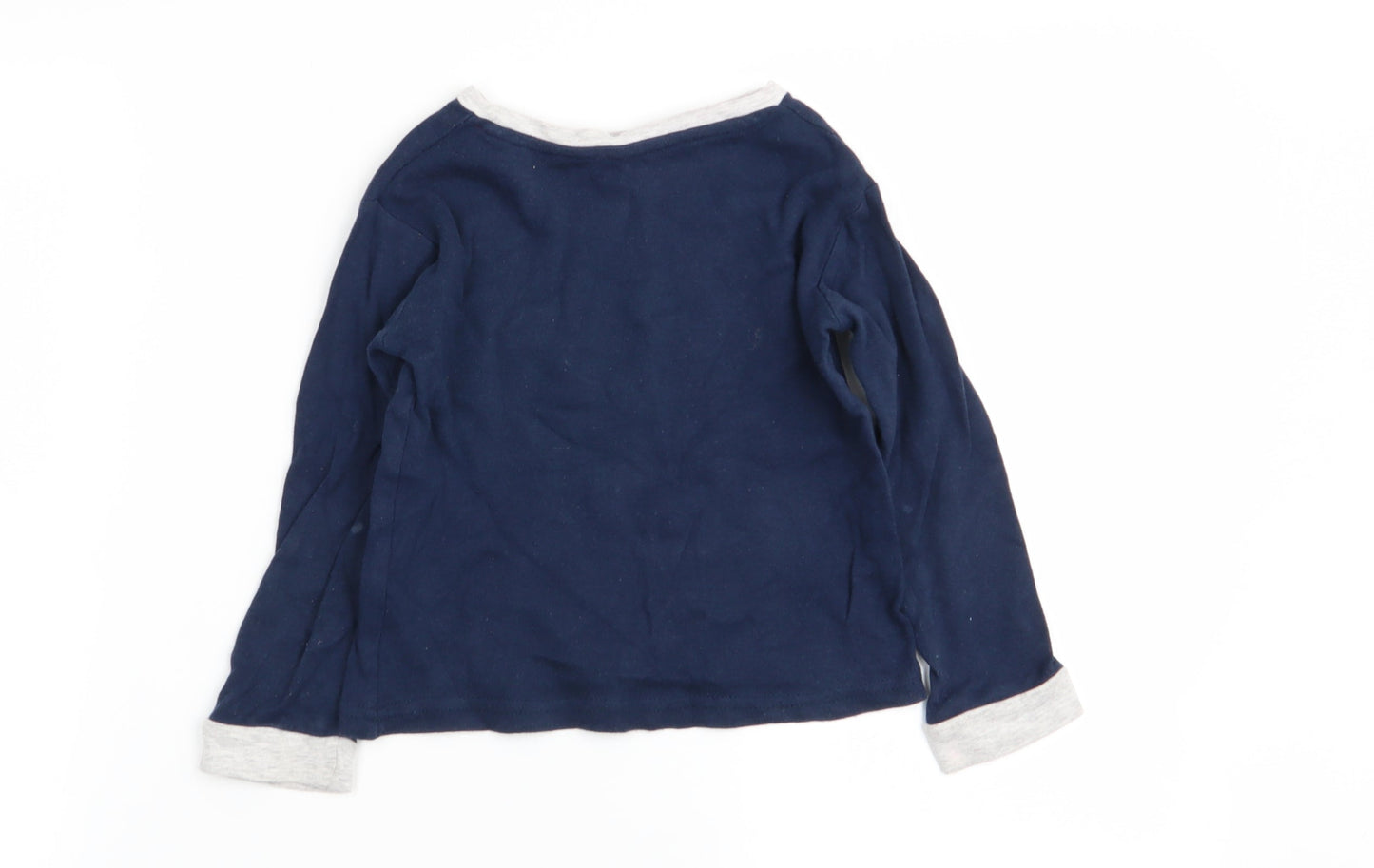 Primark Boys Blue Solid   Pyjama Top Size 2-3 Years