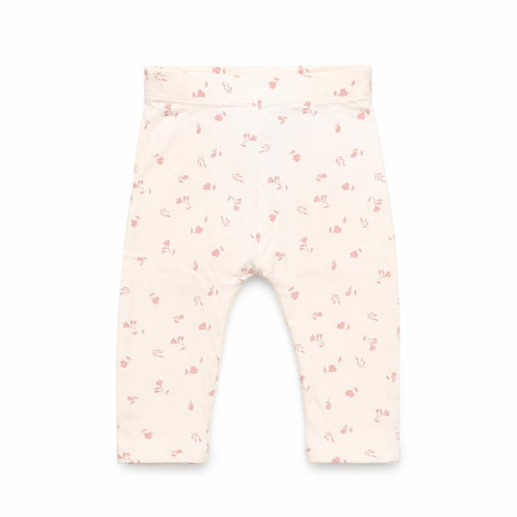 Asda George Girls Beige Floral  Jogger Leggings Size 3-6 Months  - legging