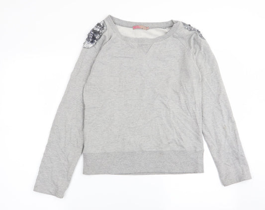 saint tropez Womens Grey   Pullover Jumper Size S