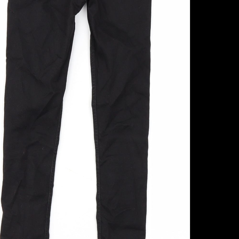 DENIM  Girls Black   Skinny Jeans Size 10-11 Years