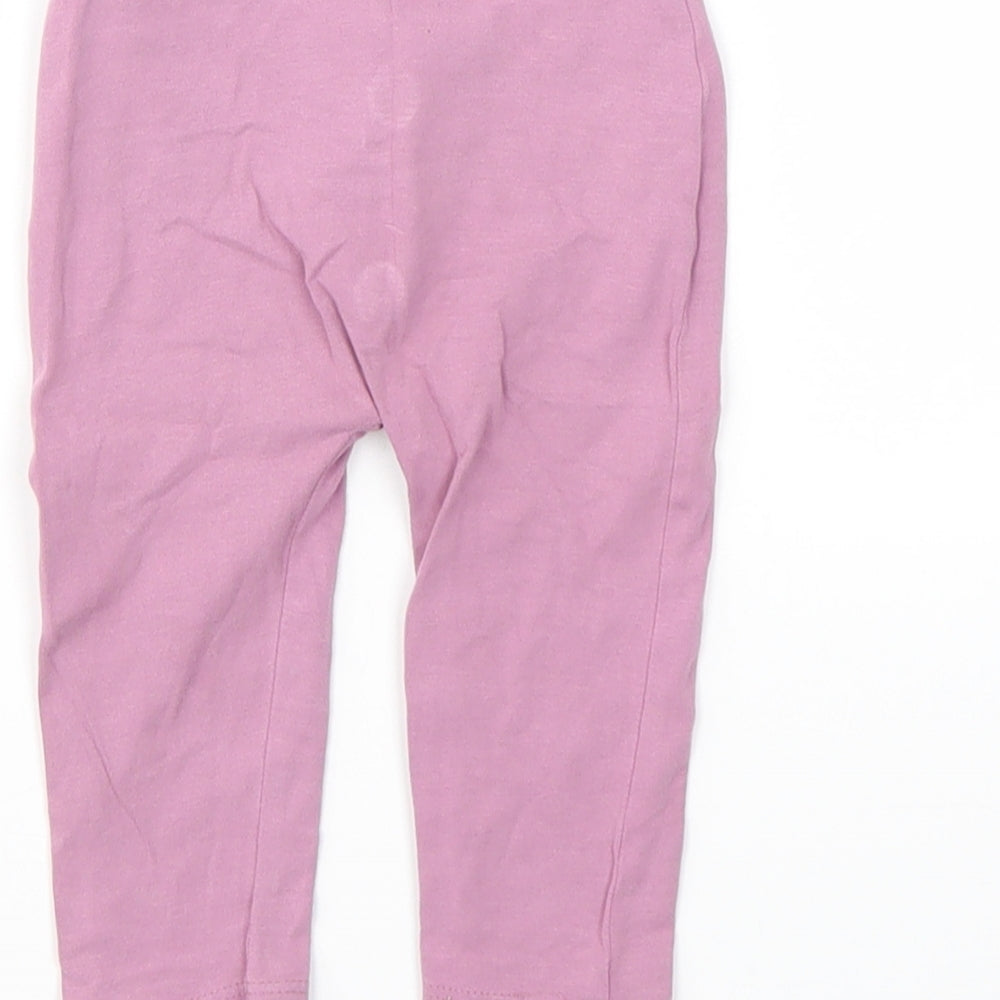 George Girls Pink   Capri Leggings Size 3-6 Months