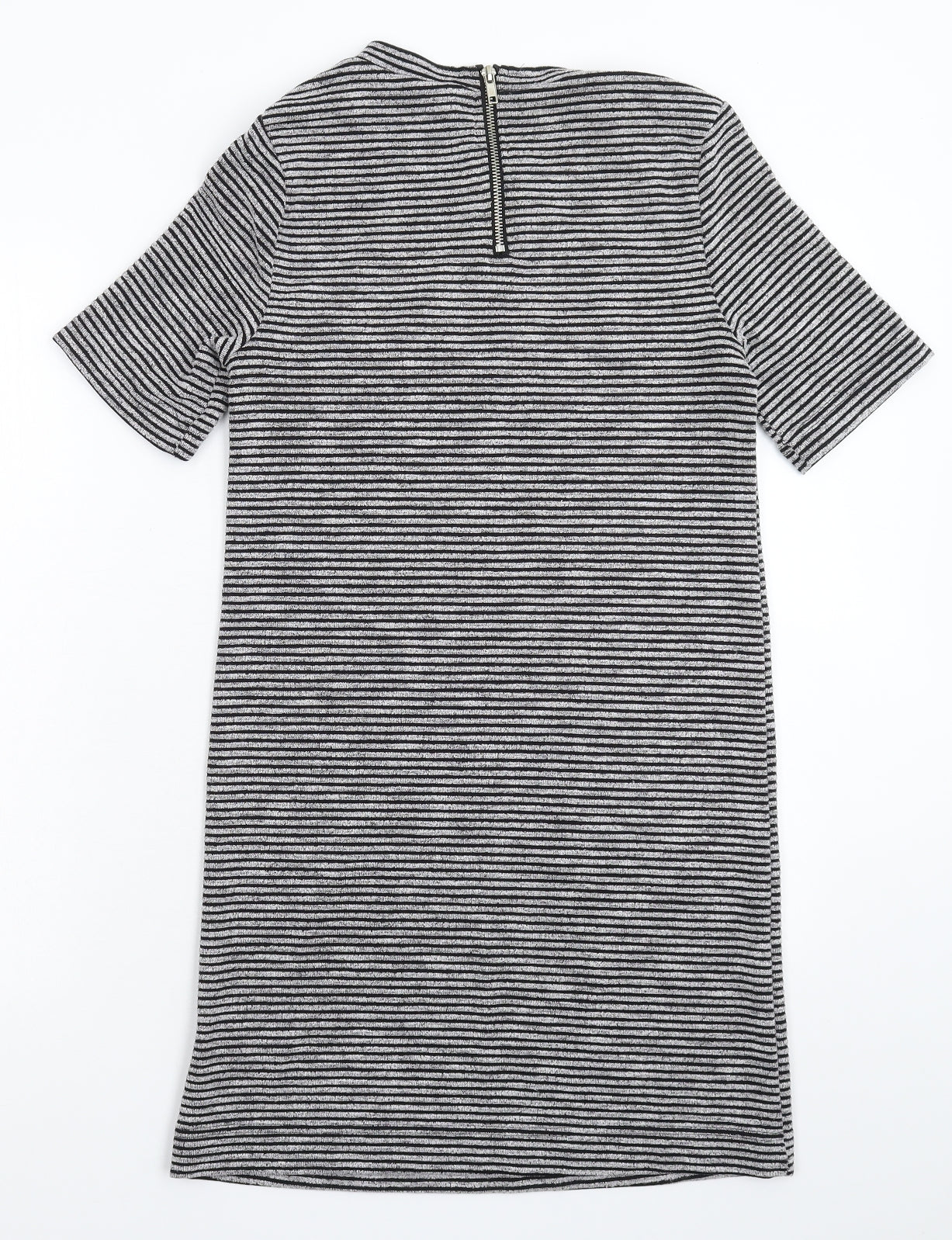 Divided Womens Grey Striped  Mini  Size 12