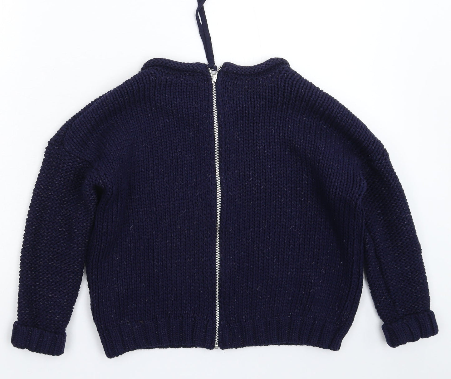 Topshop Womens Blue  Knit Pullover Jumper Size 8