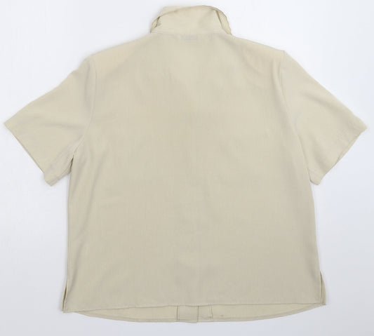 Berkertex Womens Grey   Basic Button-Up Size 16