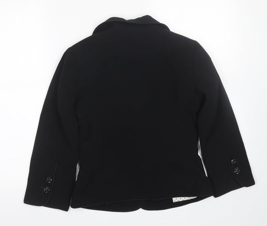H&M Womens Black   Jacket Suit Size 6