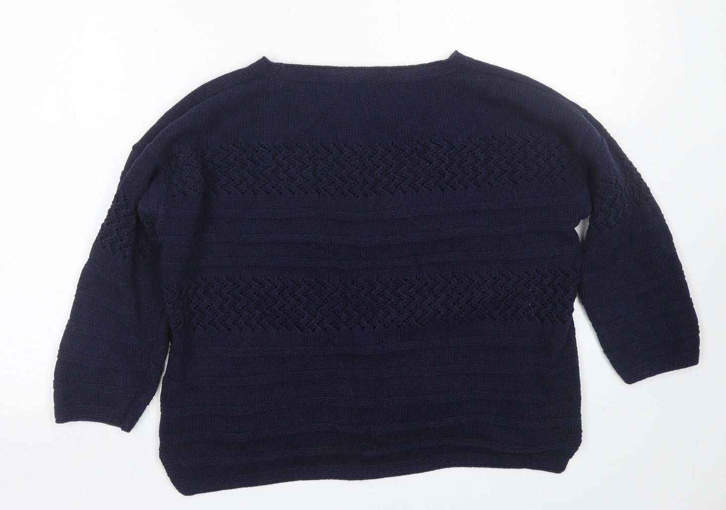 Bonmarché Womens Blue   Pullover Jumper Size S