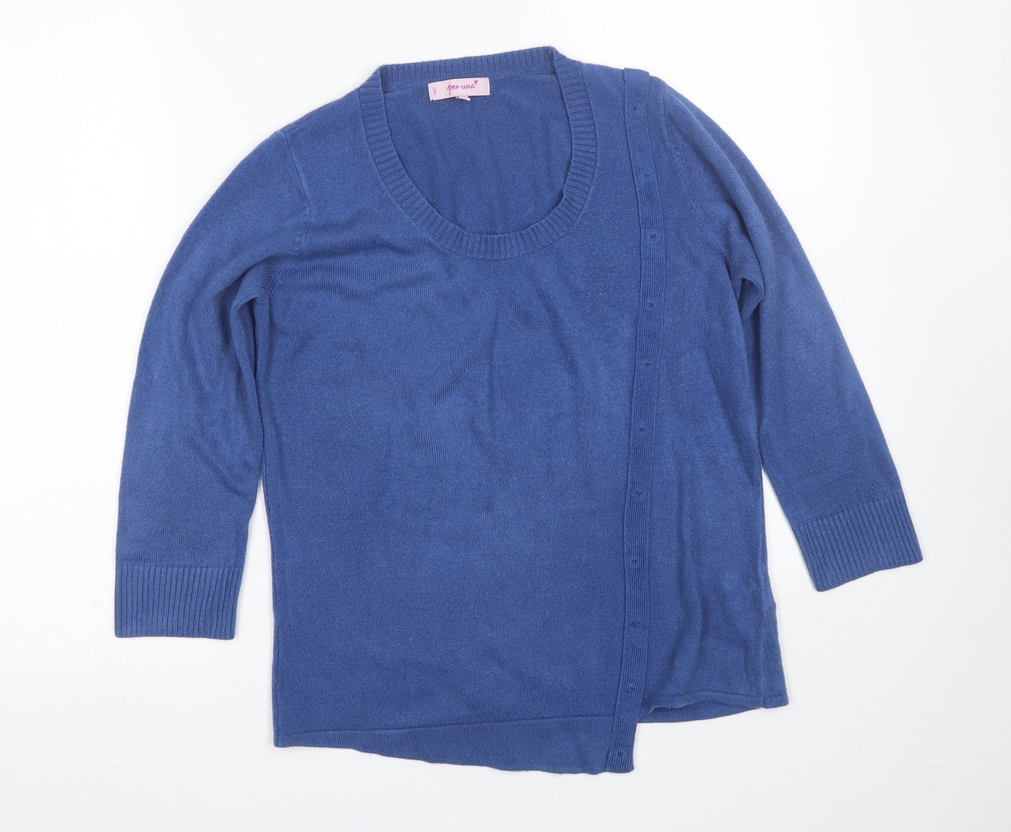 Per Una Womens Blue   Pullover Jumper Size 12