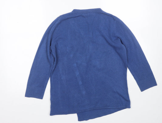 Per Una Womens Blue   Pullover Jumper Size 12