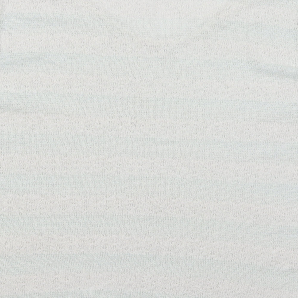 NEXT Womens White Striped  Pullover Jumper Size 14