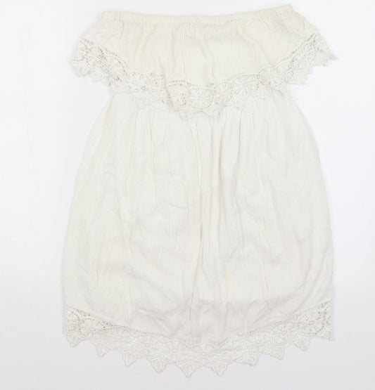 Select Womens White   Basic Blouse Size 10
