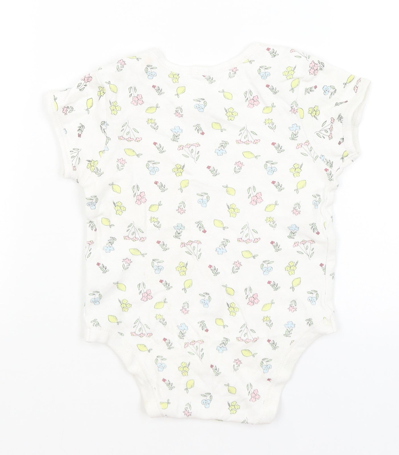 Primark Baby White Floral  Romper One-Piece Size 18-24 Months