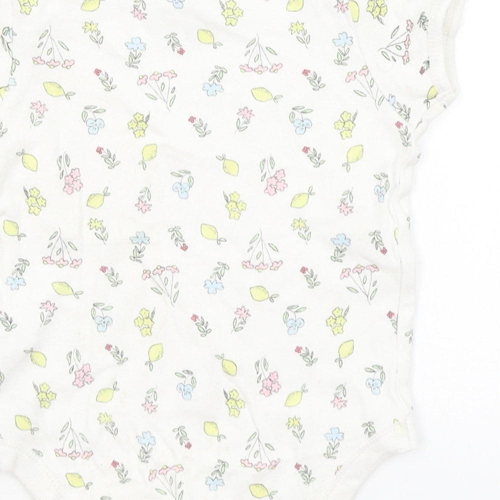 Primark Baby White Floral  Romper One-Piece Size 18-24 Months