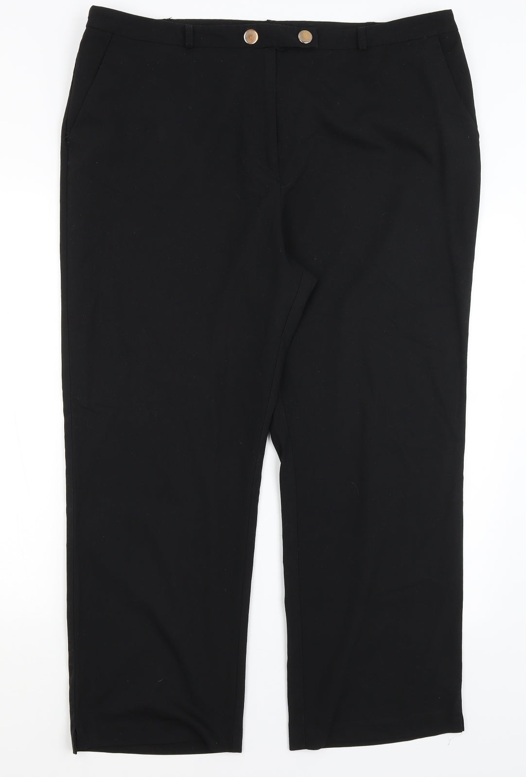 Tailored Womens Black   Dress Pants Trousers Size 20 L26.5 in
