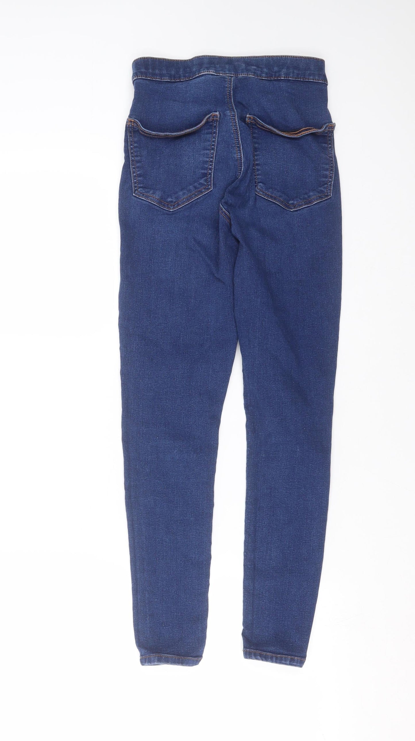 Topshop Womens Blue  Denim Skinny Jeans Size 24 in L26 in