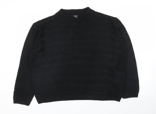 Pep&Co Womens Black   Pullover Jumper Size 12