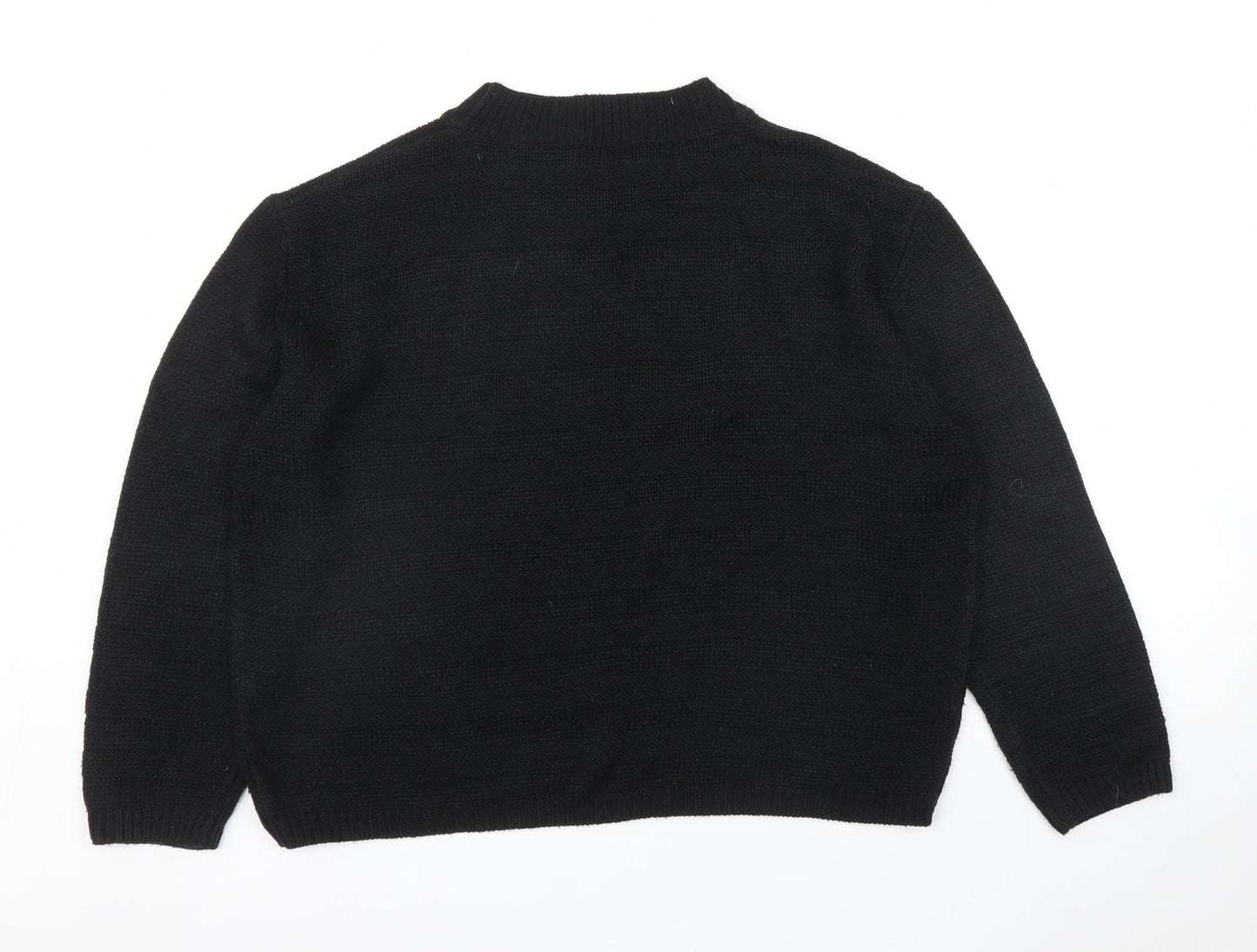 Pep&Co Womens Black   Pullover Jumper Size 12