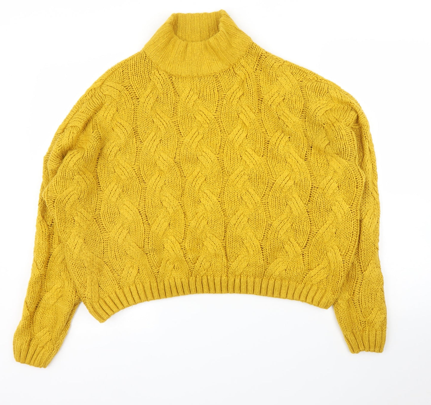 M&Co Womens Yellow   Pullover Jumper Size 14