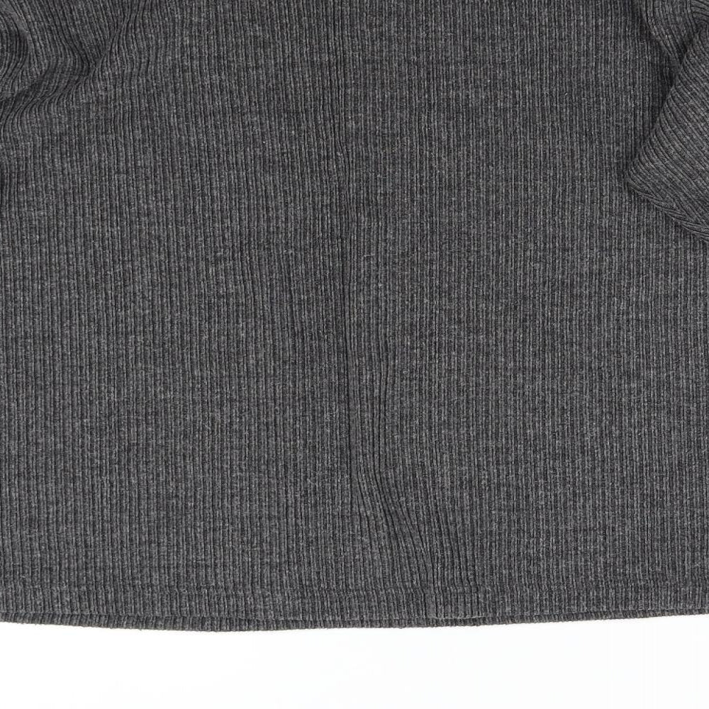 Joie de Vivre Womens Grey  Knit Pullover Jumper Size M