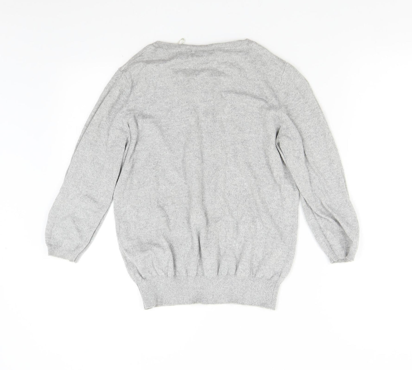 New Look Womens Grey  Knit Pullover Jumper Size 12