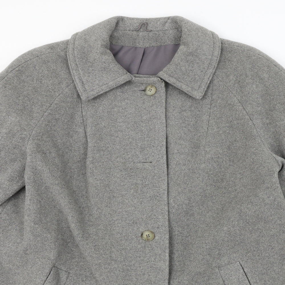 Noto  Womens Grey   Jacket Coat Size 16